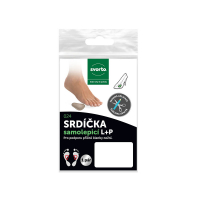 Srdícka samolepicí L+P černá - svorto